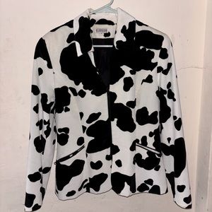 Vintage Cow Print Blazer/Jacket